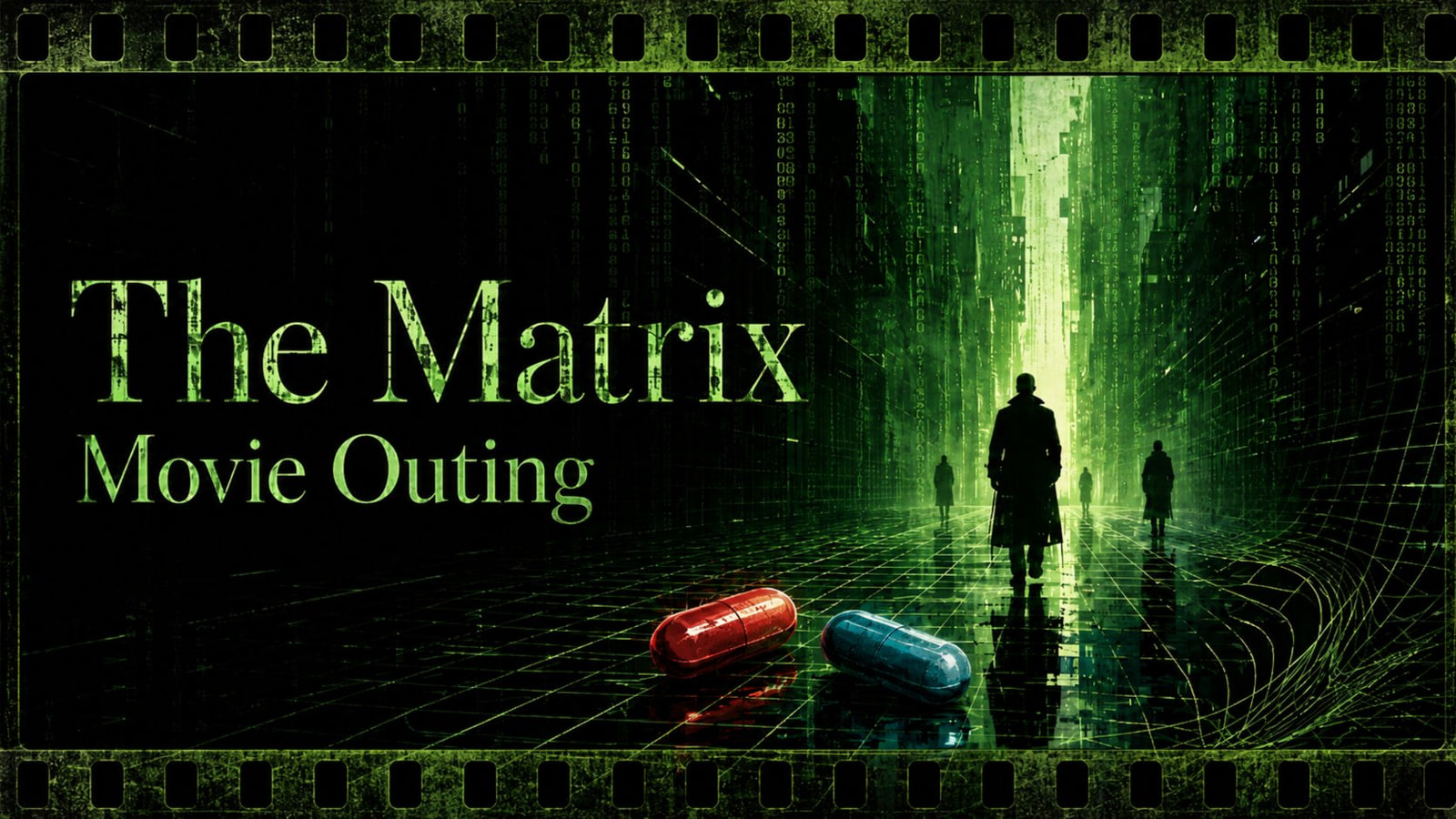 ππΆοΈ The Matrix - would you really want the truth? event poster.