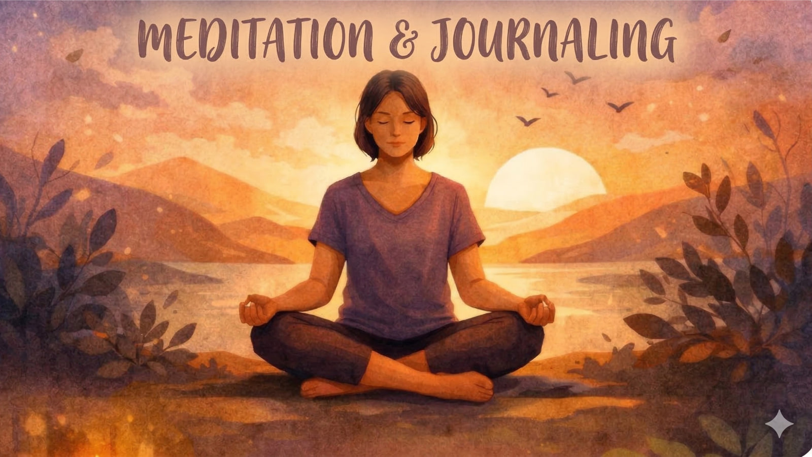 Meditation and Journaling Circle event poster.