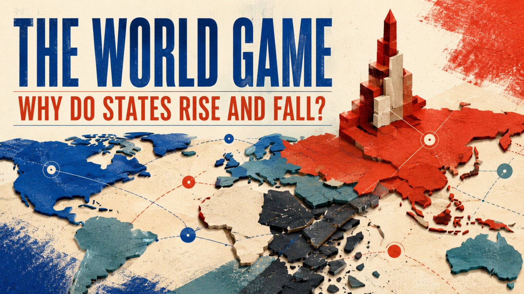 🌍♟️ Game Theory #5: The World Game - why do states rise and fall? event poster.